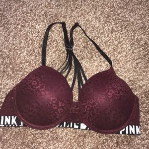 PINK racer back bra
